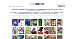 Desktop Screenshot of kja-illustration.com